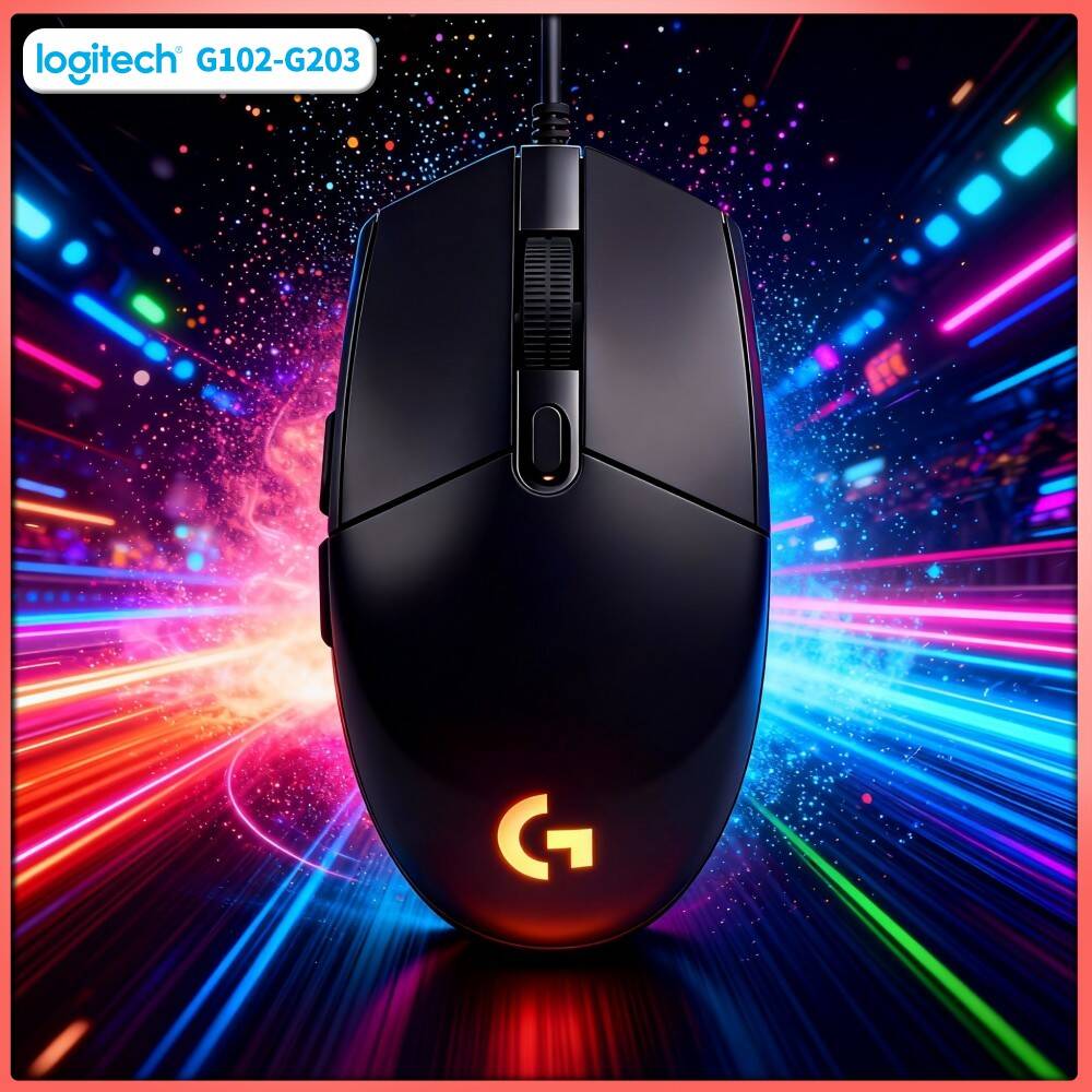 Logitech Mouse G203 - ロジクール G203 プロディジー RGB ゲーミングマウス 有線