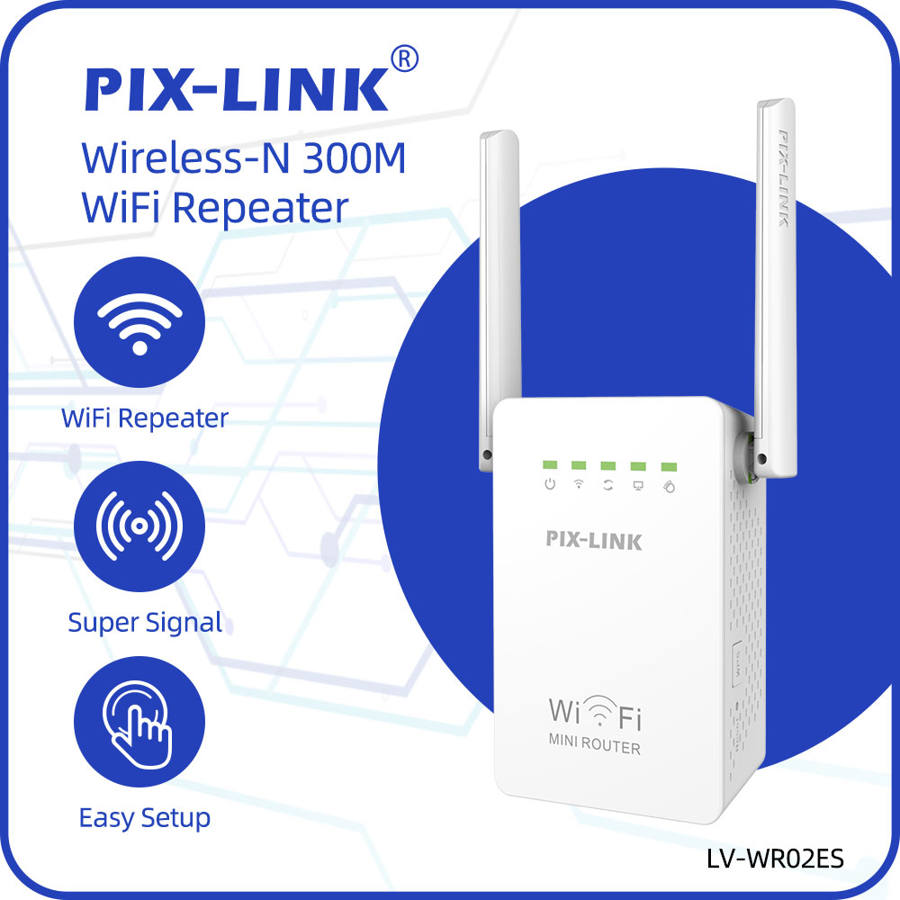 Wifi Range Extender - PIX-LINK WR02E ワイヤレス WiFi リピーター Wifi