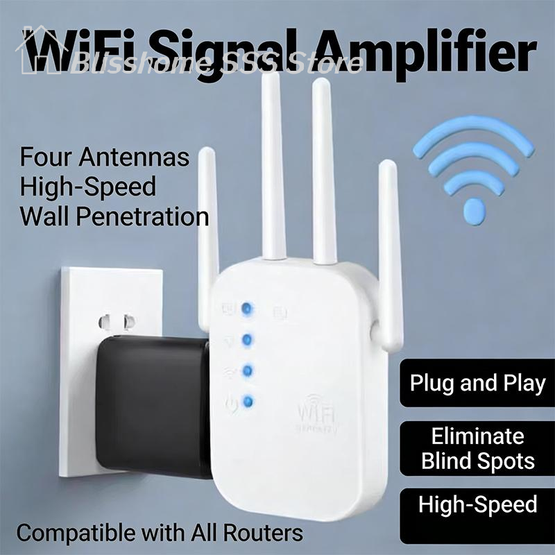 Wifi Range Extender - 【S】1PC WiFiルーター長距離無線信号増幅器ルーター300Mbpsワイヤレスリピーター2.4G WiFi信号拡張増幅器