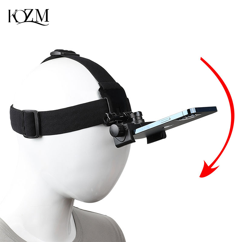 ヘッドマウントヘッドバンドブラケット調整可能なライブブロード - Webcam Stand Clip のレビューと価格