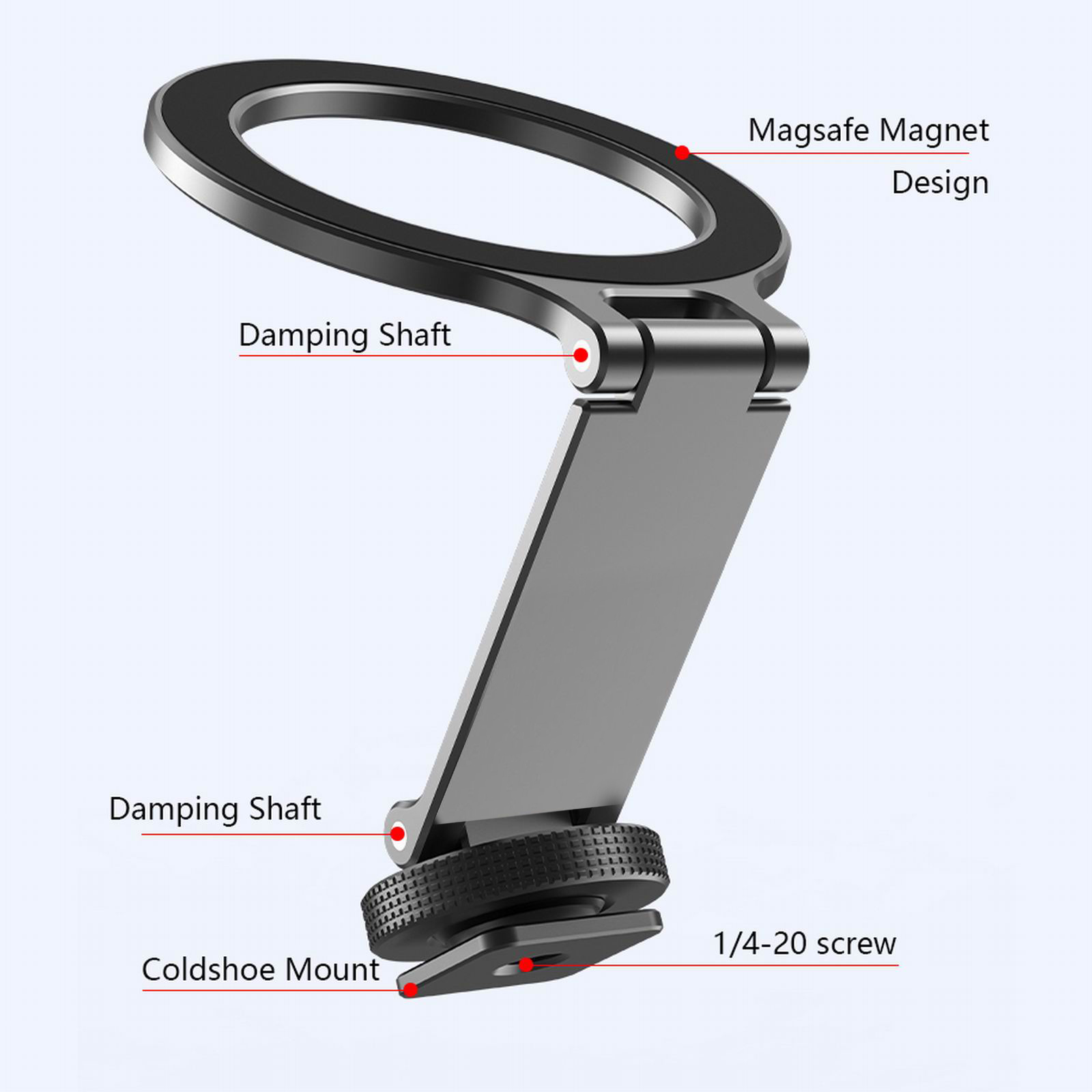 磁気 Magsafe 電話ホルダーマウント折りたたみ金属コー - Document Holder Monitor のレビューと価格