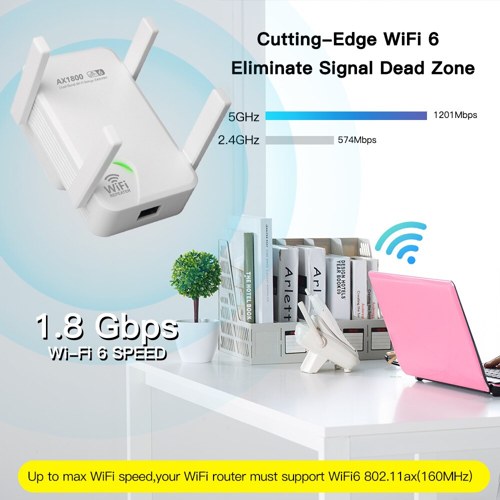 Fenvi wifi6 ax1800ワイヤレスリピーターデュ - Wifi Range Extender のレビューと価格