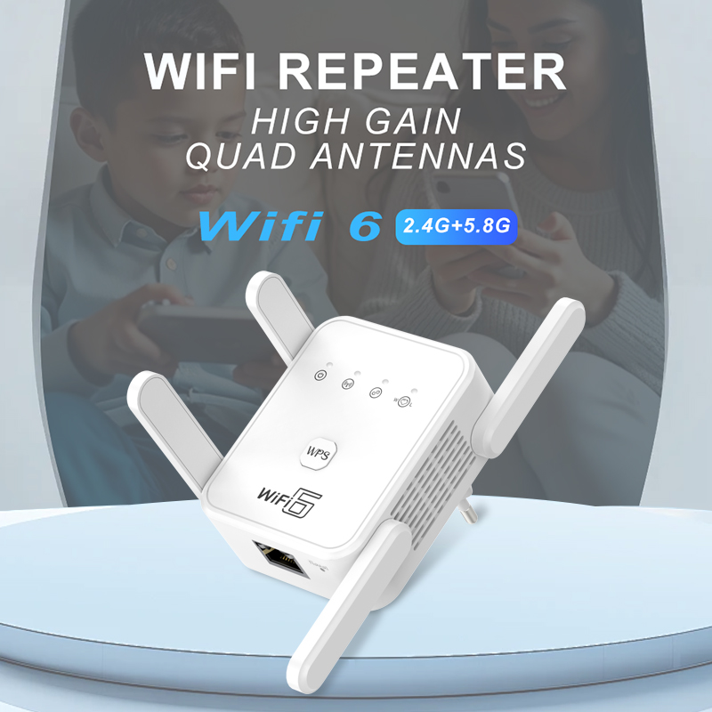 WIFI6 1500Mbps 5Ghz ワイヤレス WiFi - Wifi Range Extender のレビューと価格