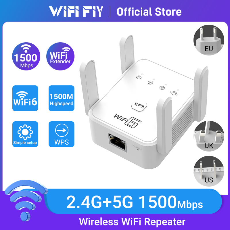 WIFI6 1500Mbps 5Ghz ワイヤレス WiFi - Wifi Range Extender のレビューと価格