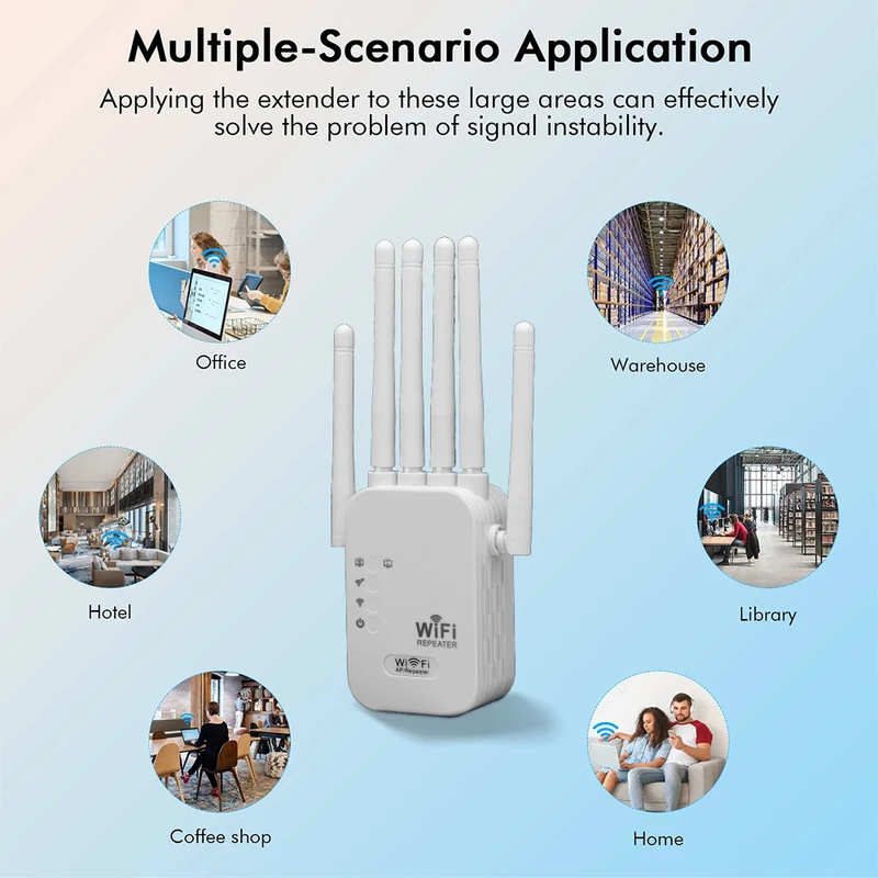 レガトン 1200Mbps 5GHz WiFiリピーター エ - Wifi Range Extender のレビューと価格