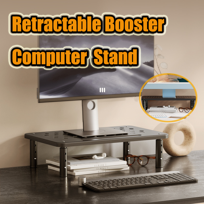 調節可能なコンピュータラック伸縮式デスクモニターホルダー高架 - Document Holder Monitor のレビューと価格