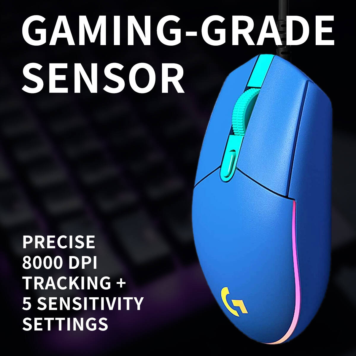 ロジクール G203 有線ゲーミングマウス 豊富なRGB選択 - Logitech Mouse G203 のレビューと価格