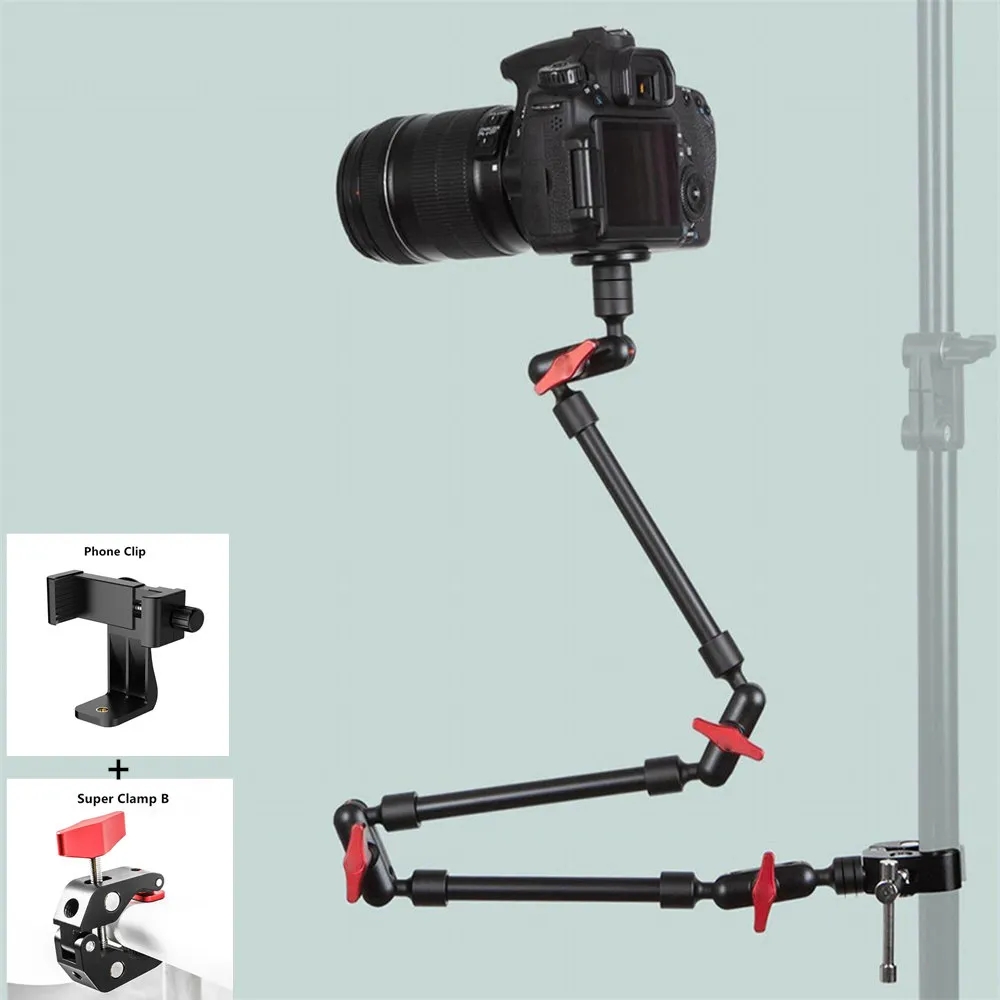 カメラマジックアーム スマートフォン用スーパークリップブラケ - Webcam Stand Clip のレビューと価格