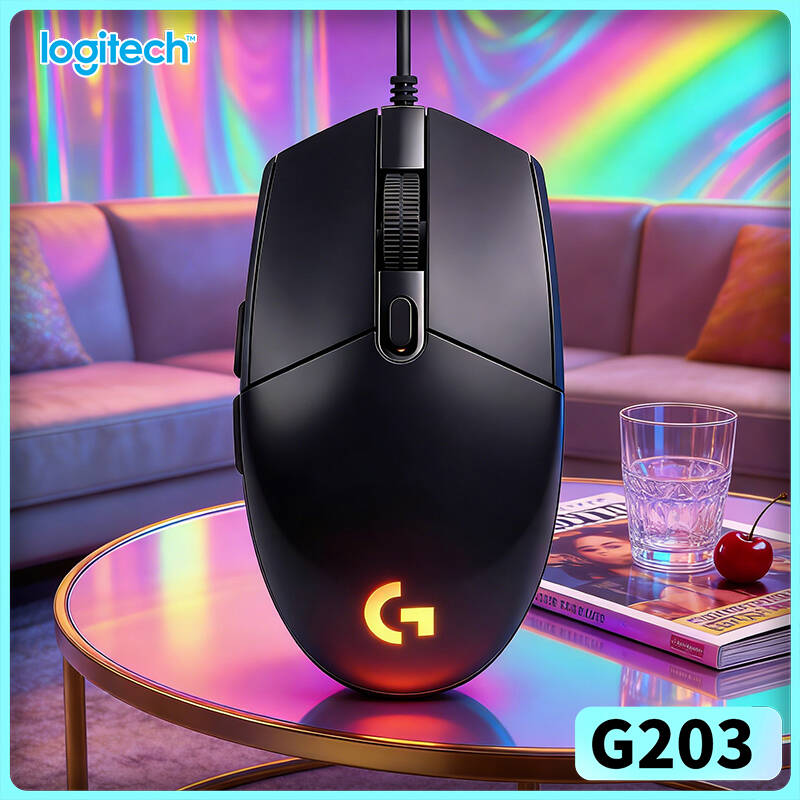 ロジクール G203 LIGHTSYNC ゲーミングマウス  - Logitech Mouse G203 のレビューと価格