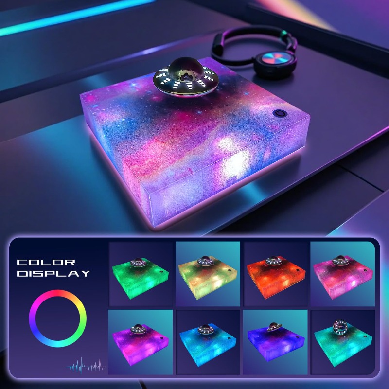 空中浮遊UFOランプ360度回転 °   回転式銀河ライトデ - Cool Office Tech Gadgets のレビューと価格