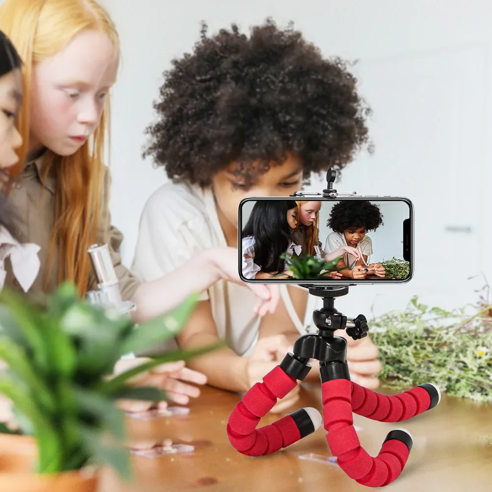 ミニ万能写真撮影用オクトパス三脚一脚スマホミニカメラウェブカ - Webcam Stand Clip のレビューと価格