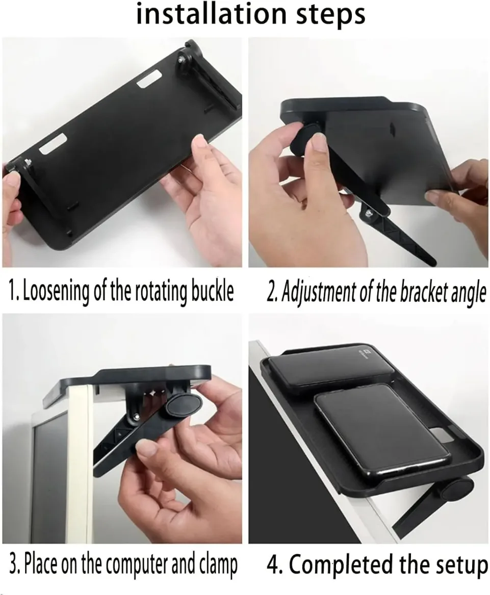 調整可能なテレビ/モニター上部棚オーガナイザー - ルーター - Document Holder Monitor のレビューと価格
