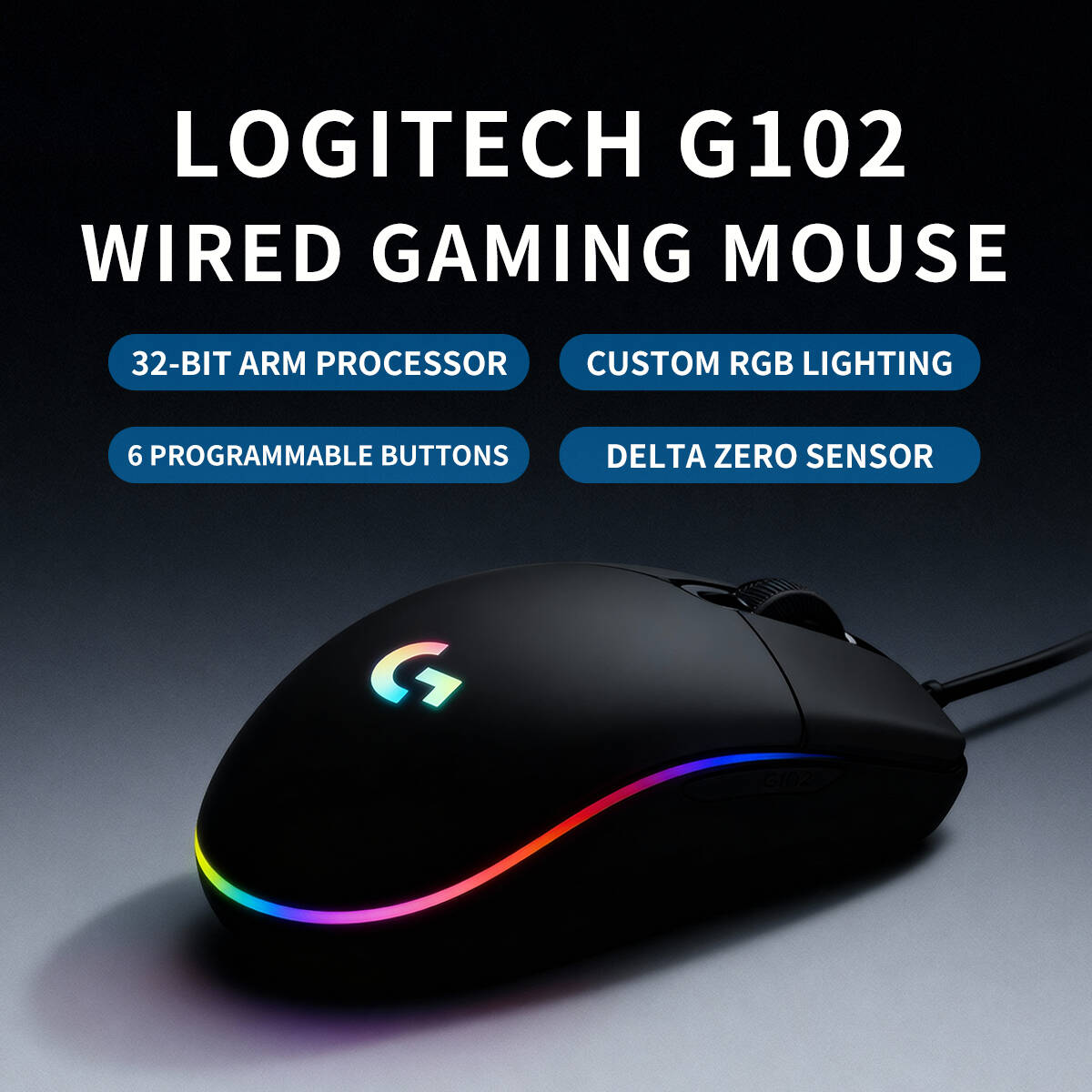 G102 ロジクール G203 ゲーミングマウス、クラシック - Logitech Mouse G203 のレビューと価格