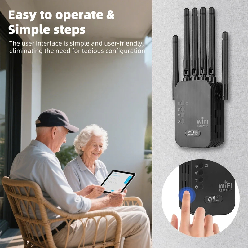 ワイヤレス5G WiFiリピーター 1200Mbpsルーター - Wifi Range Extender のレビューと価格