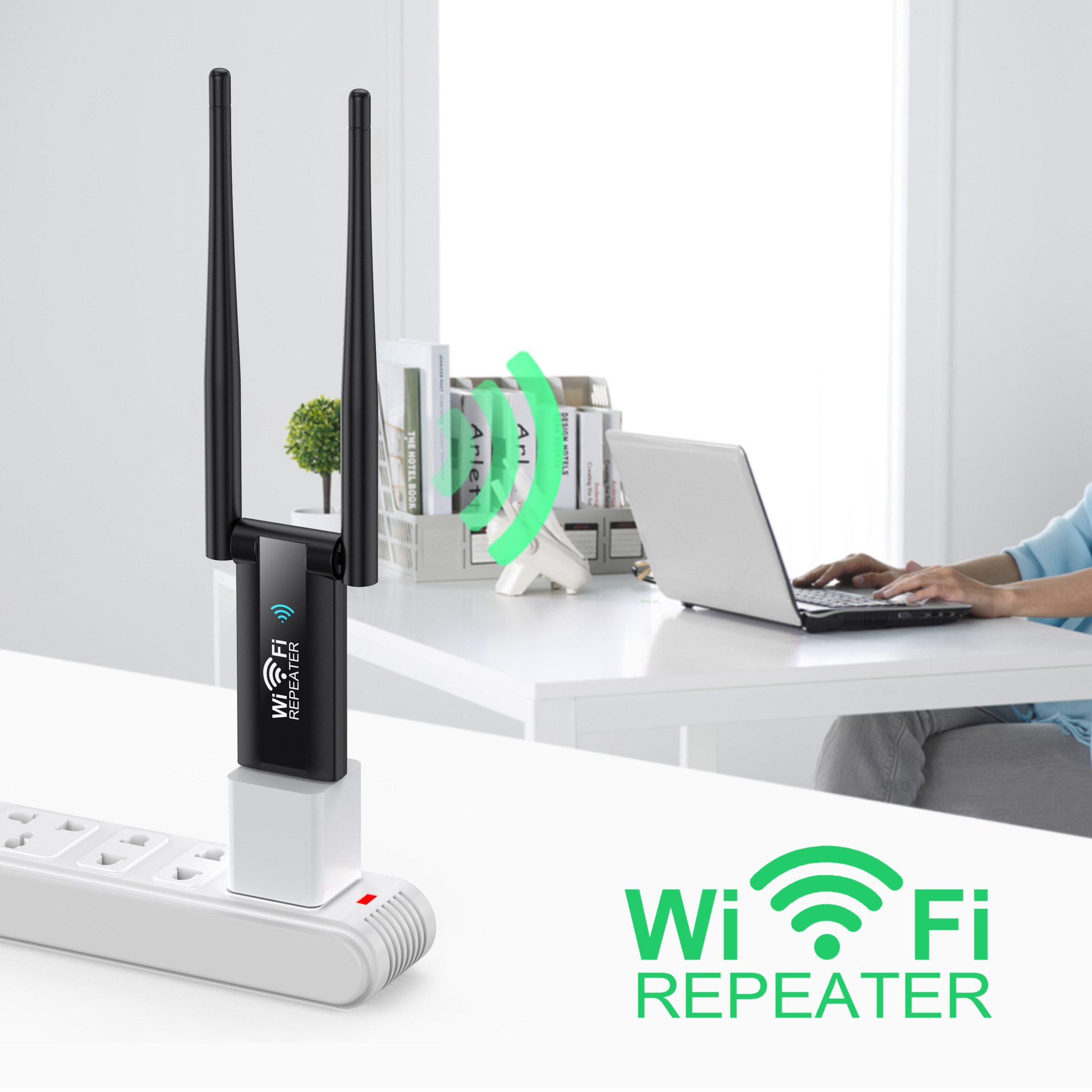 300Mbps USB ワイヤレス WiFi 信号アンプ 2 - Wifi Range Extender のレビューと価格