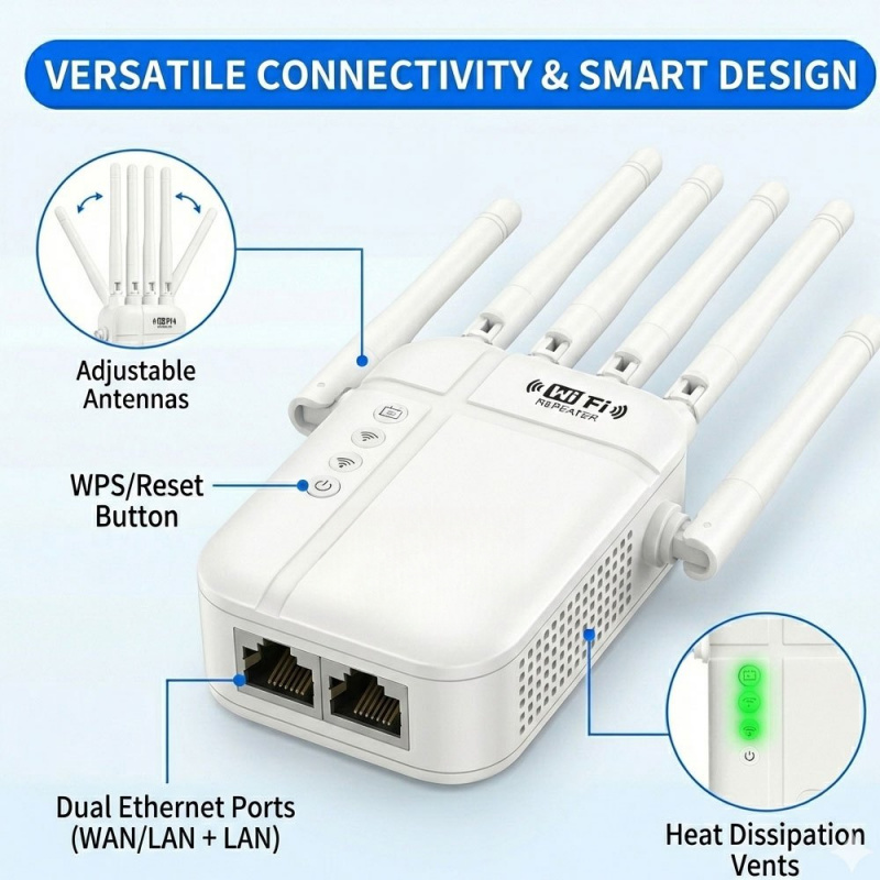 Regaton WiFi 6 エクステンダー 1800Mbp - Wifi Range Extender のレビューと価格