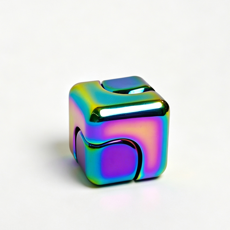 正方形の金属製回転キューブ EDC クールなデスクガジェット - Cool Office Tech Gadgets のレビューと価格