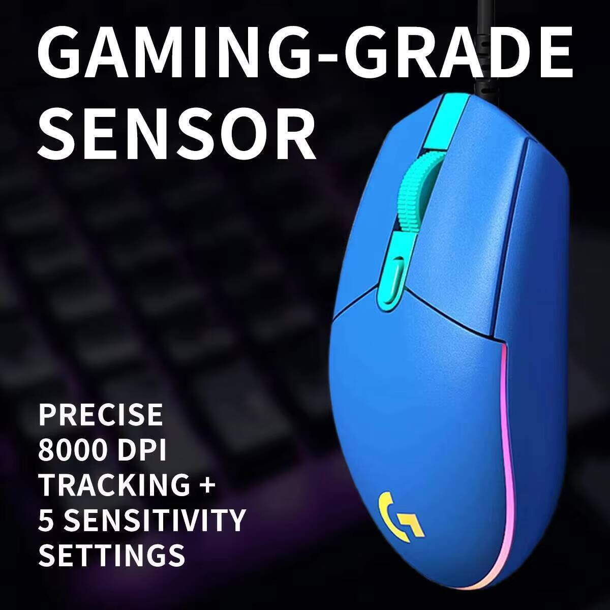 ロジクール G203 LIGHTSYNC 有線マウス ゲーミ - Logitech Mouse G203 のレビューと価格