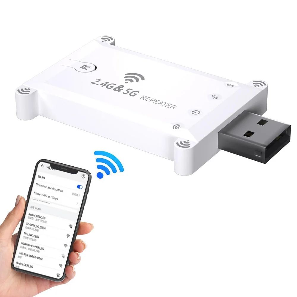 WiFi FIY 2.4 グラム/5 グラム USB Wif - Wifi Range Extender のレビューと価格